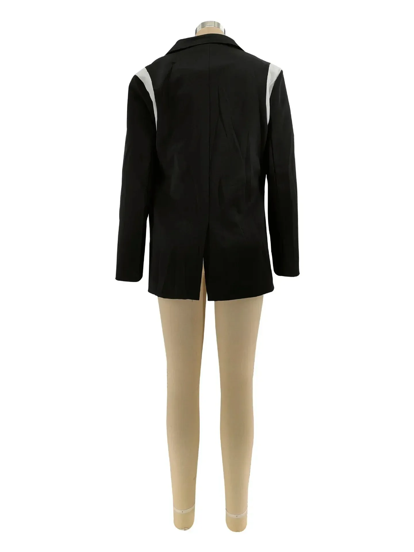 Alina Long Sleeve Notched Collar Blazers (OUTERWEAR)