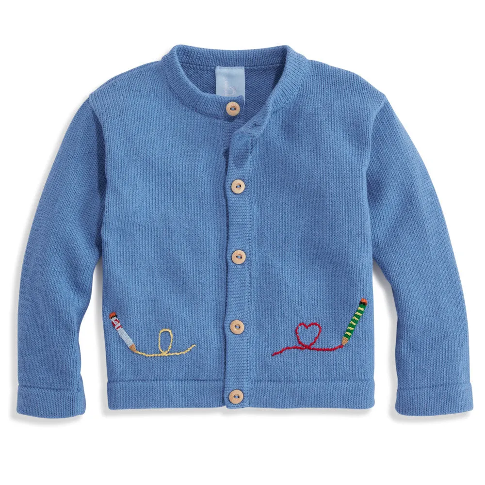 Applique Well Played Cardigan