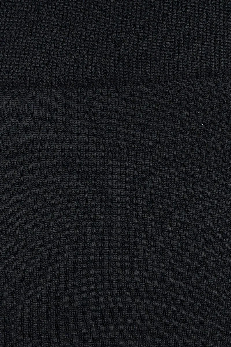 Black Fleece Leggings Seamless