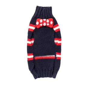 Bow Tie Wool Dog Sweater