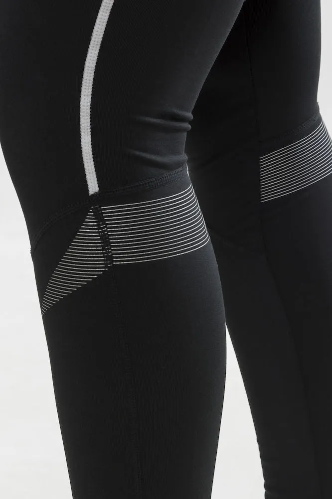 Craft Ideal Thermal Tights fietsbroek lang zwart dames