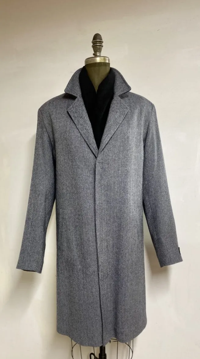 Domenico Top Coat - 100% Pure Virgin Merino Wool