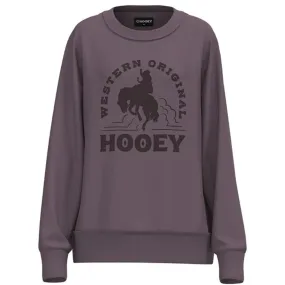 Hooey Women's "The Crew" Purple Pullover