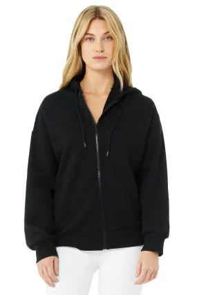 Hype Full Zip Hoodie - Black