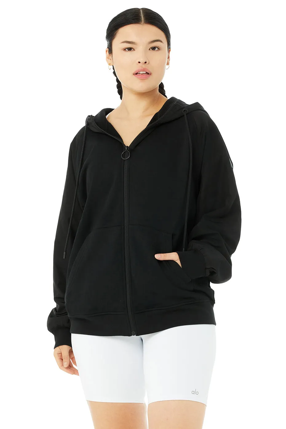 Hype Full Zip Hoodie - Black