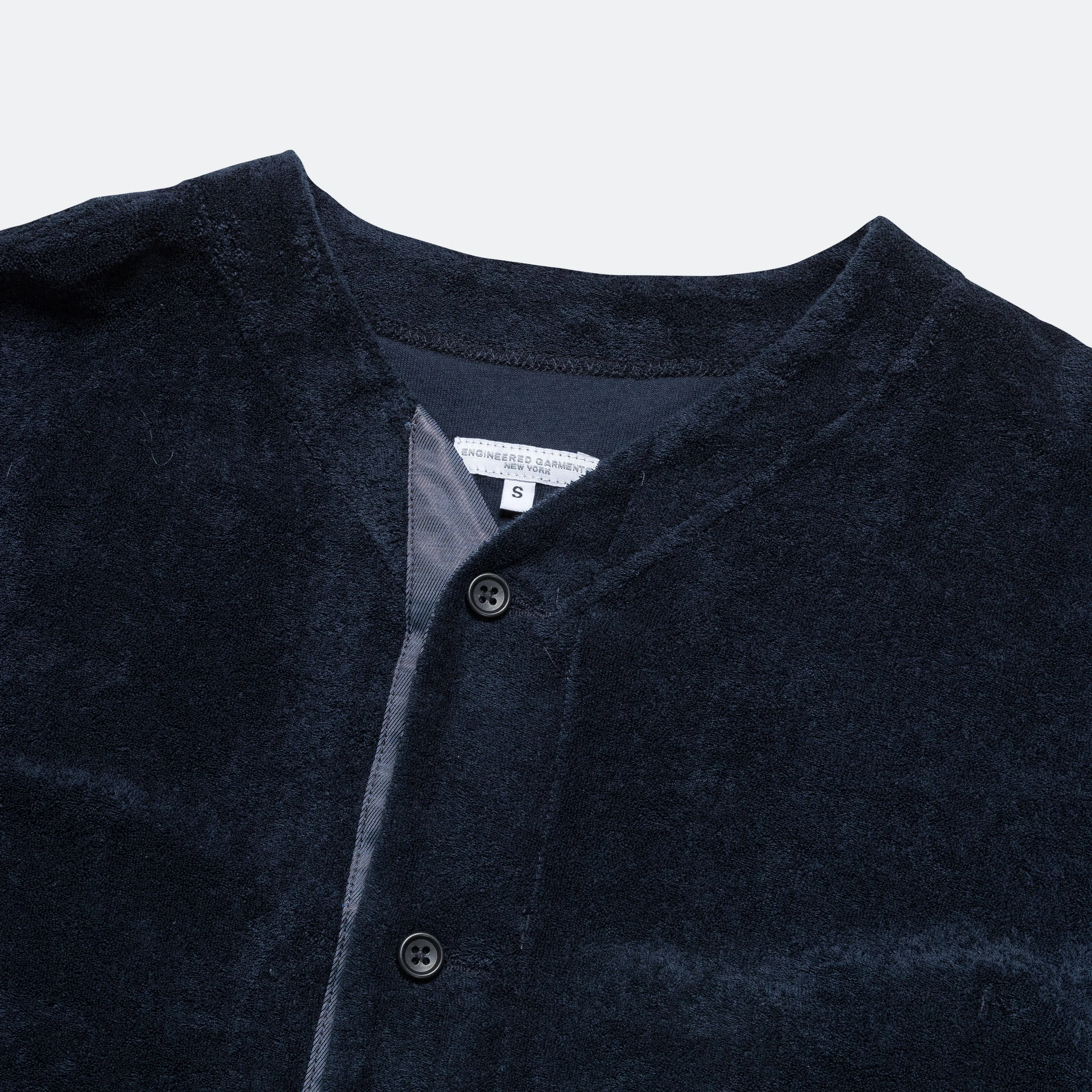 Knit Cardigan - Navy CP Velour