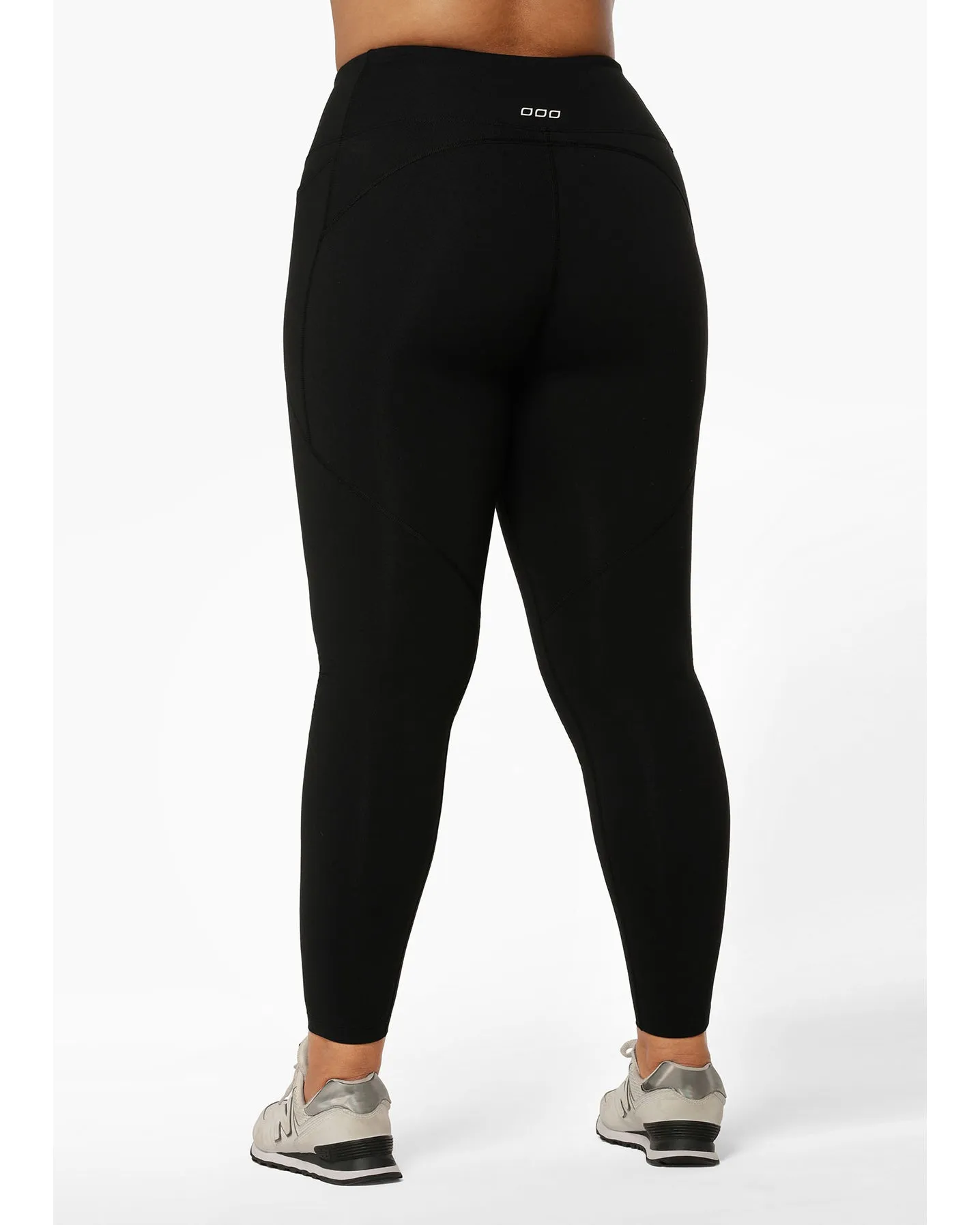 Lorna Jane Amy Phone Pocket Full Length Thermal Legging - Black