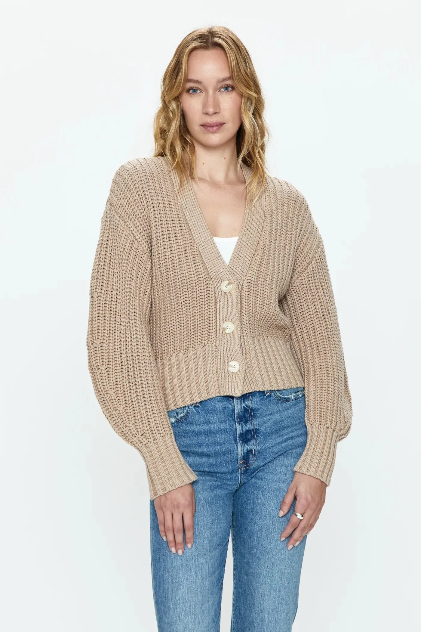 Mallory Curved Sleeve Cardi