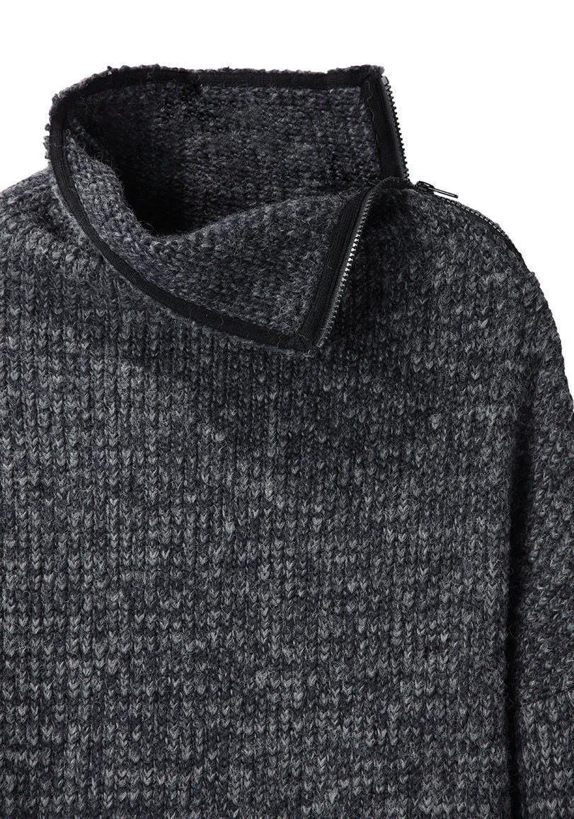 Marled Knit Pullover