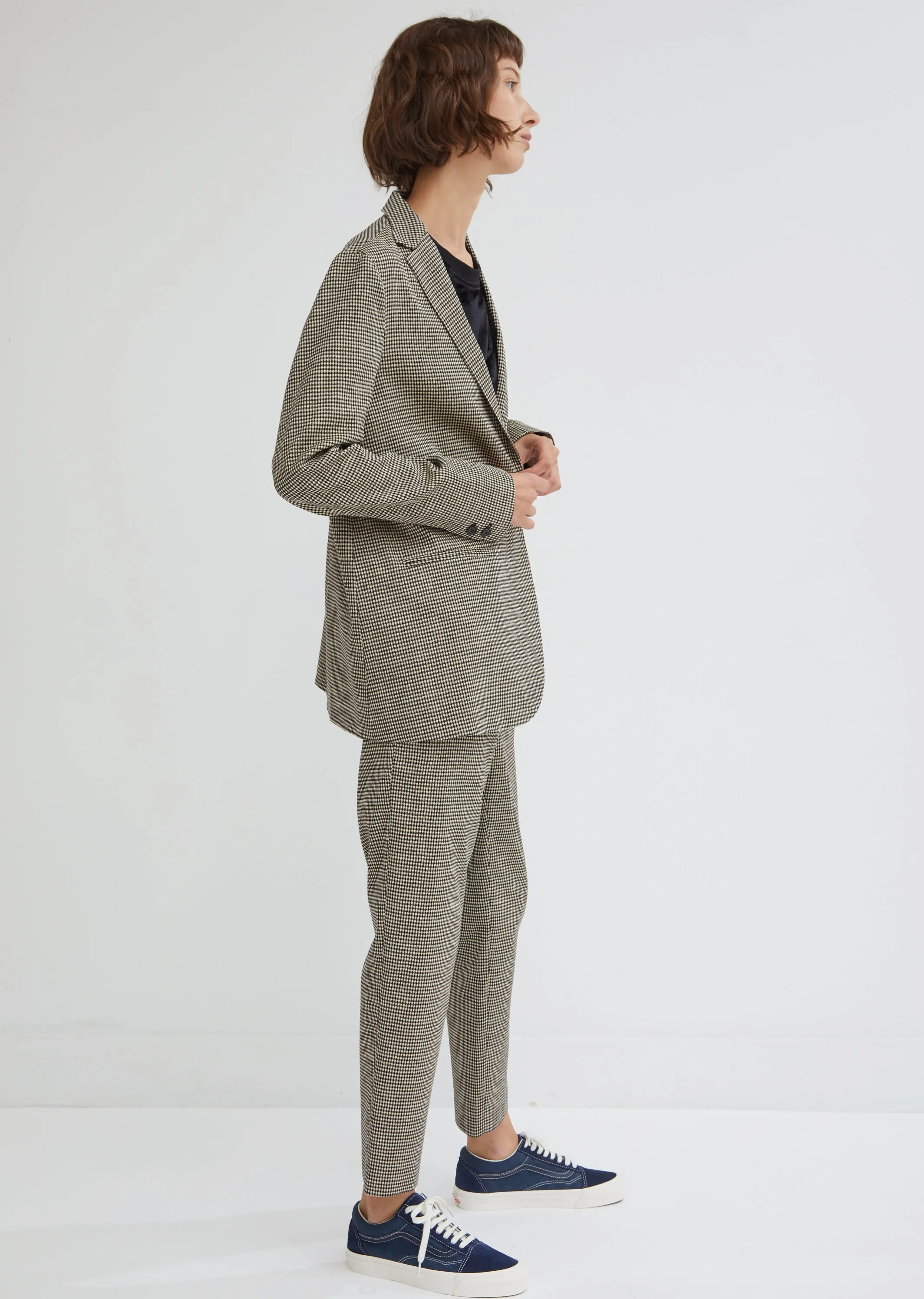 New Swing Houndstooth Blazer