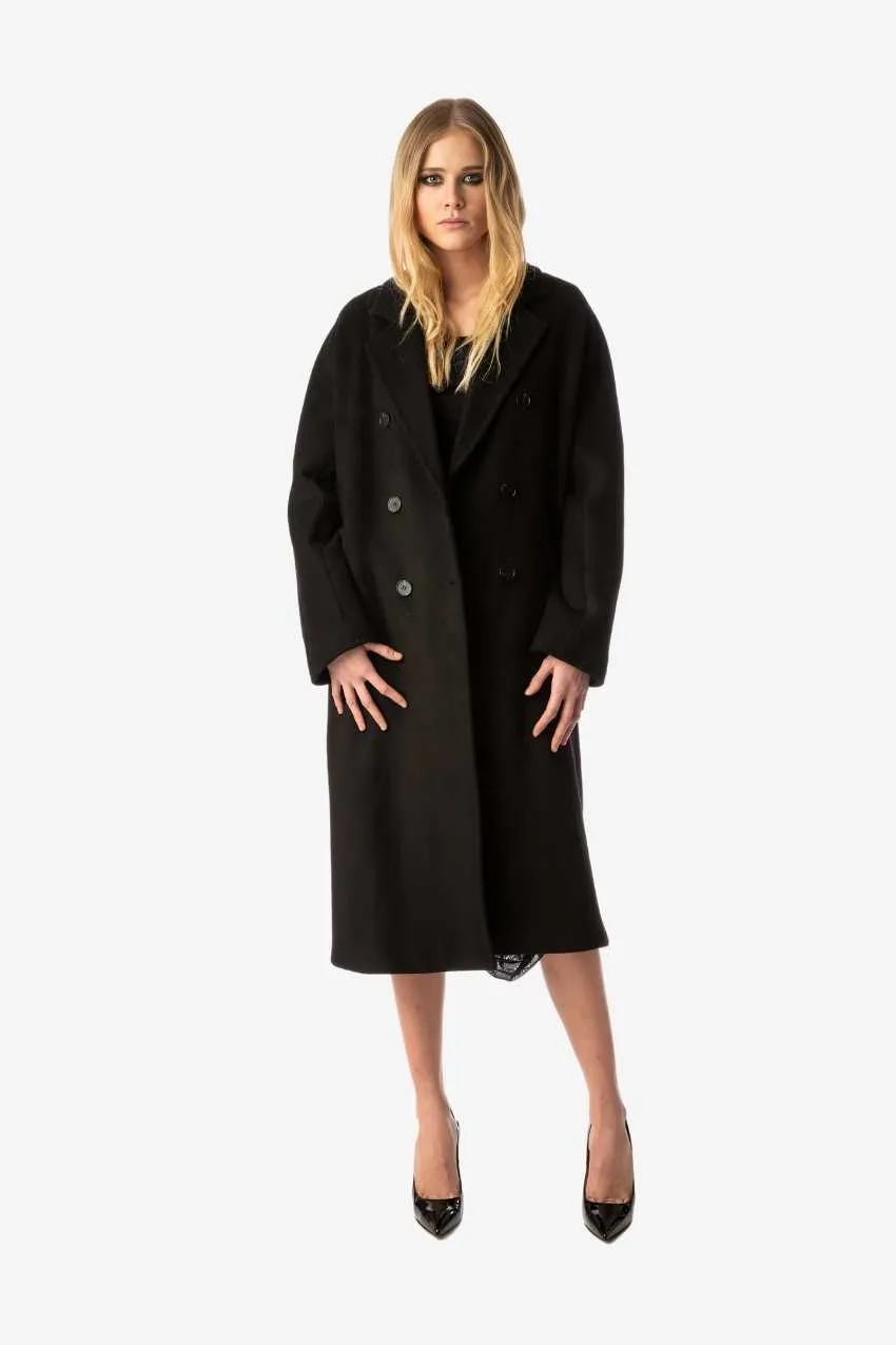 Not Sure What I Am Doing Out Of Bed Wool Coat