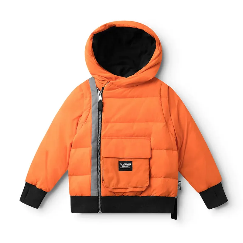 NUNUNU Detachable Sleeves Down Jacket