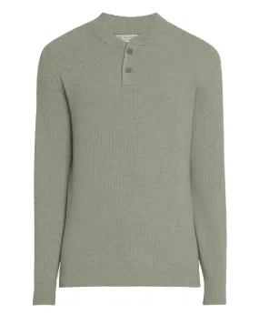 Olive Green Cashmere Henley