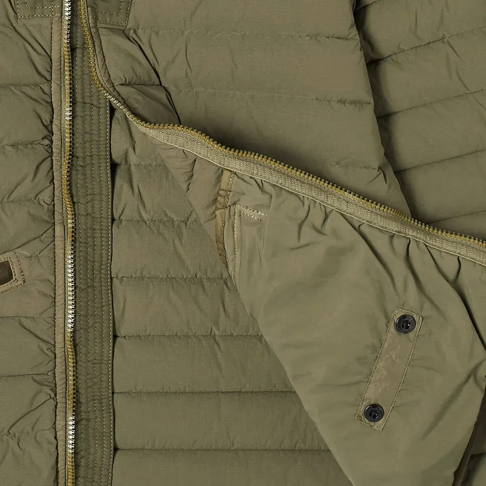 Stone Island Khaki Down Jacket