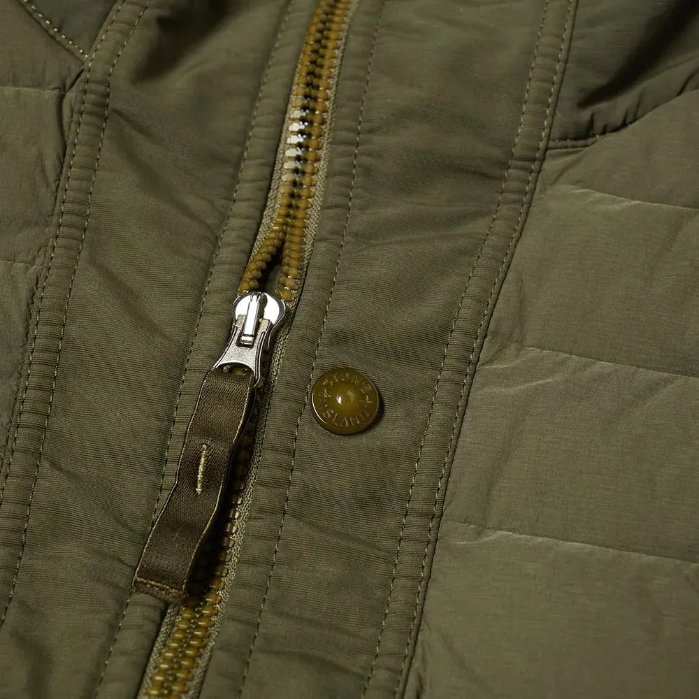 Stone Island Khaki Down Jacket