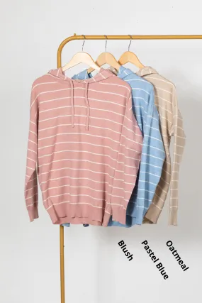 Striped Hoodie Pullover Sweaters