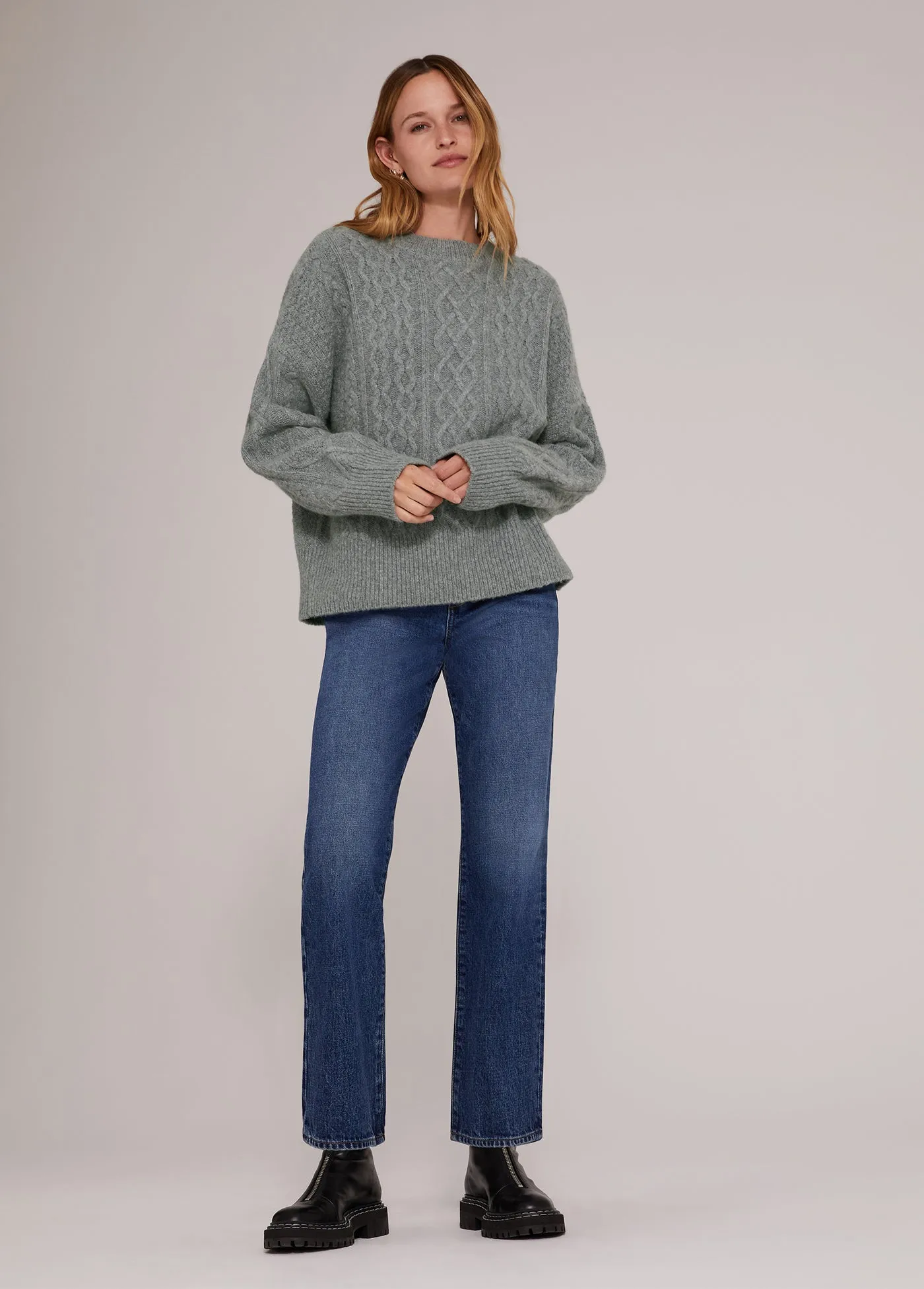 THE OVERSIZED CABLE SWEATER