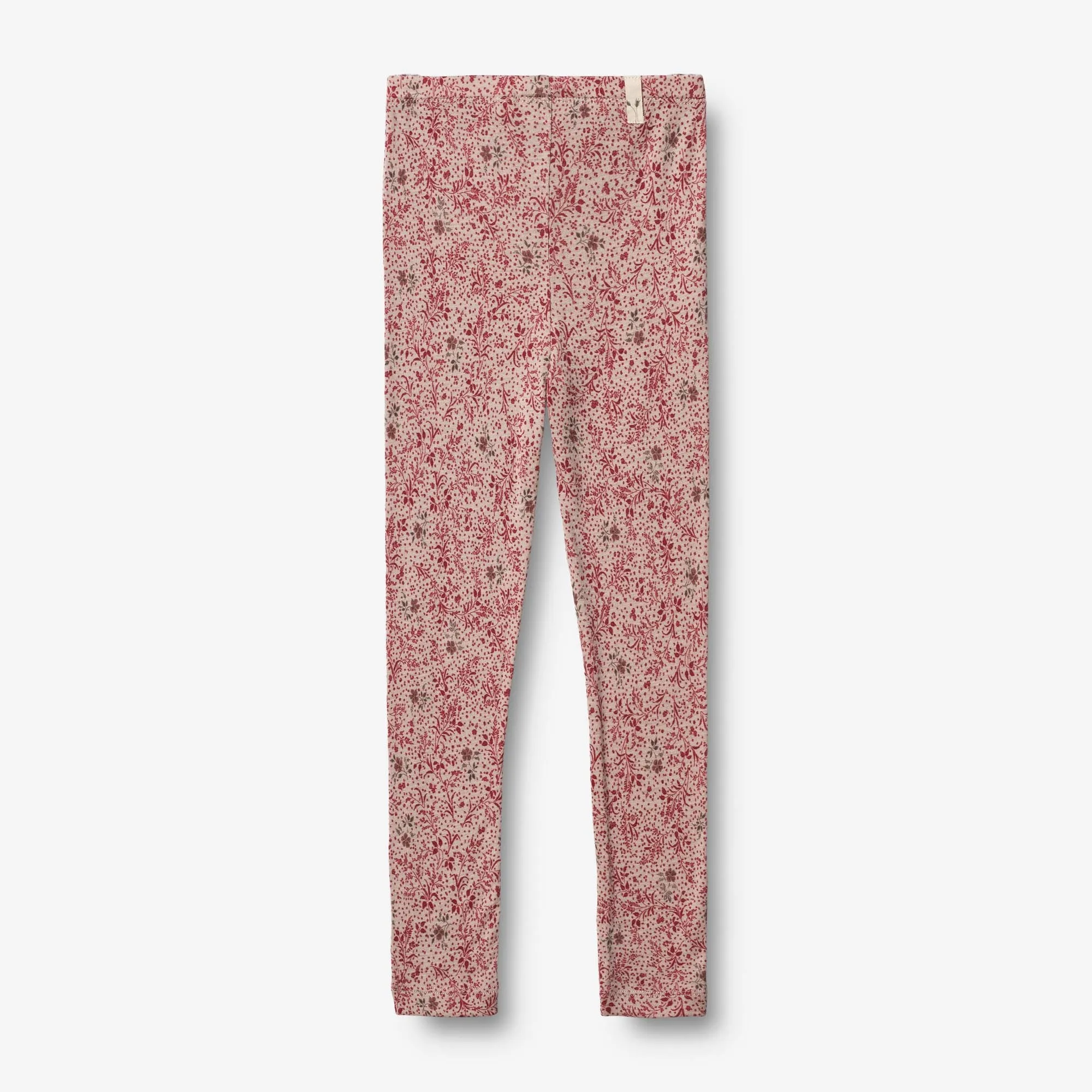 Wool Leggings - cherry flowers