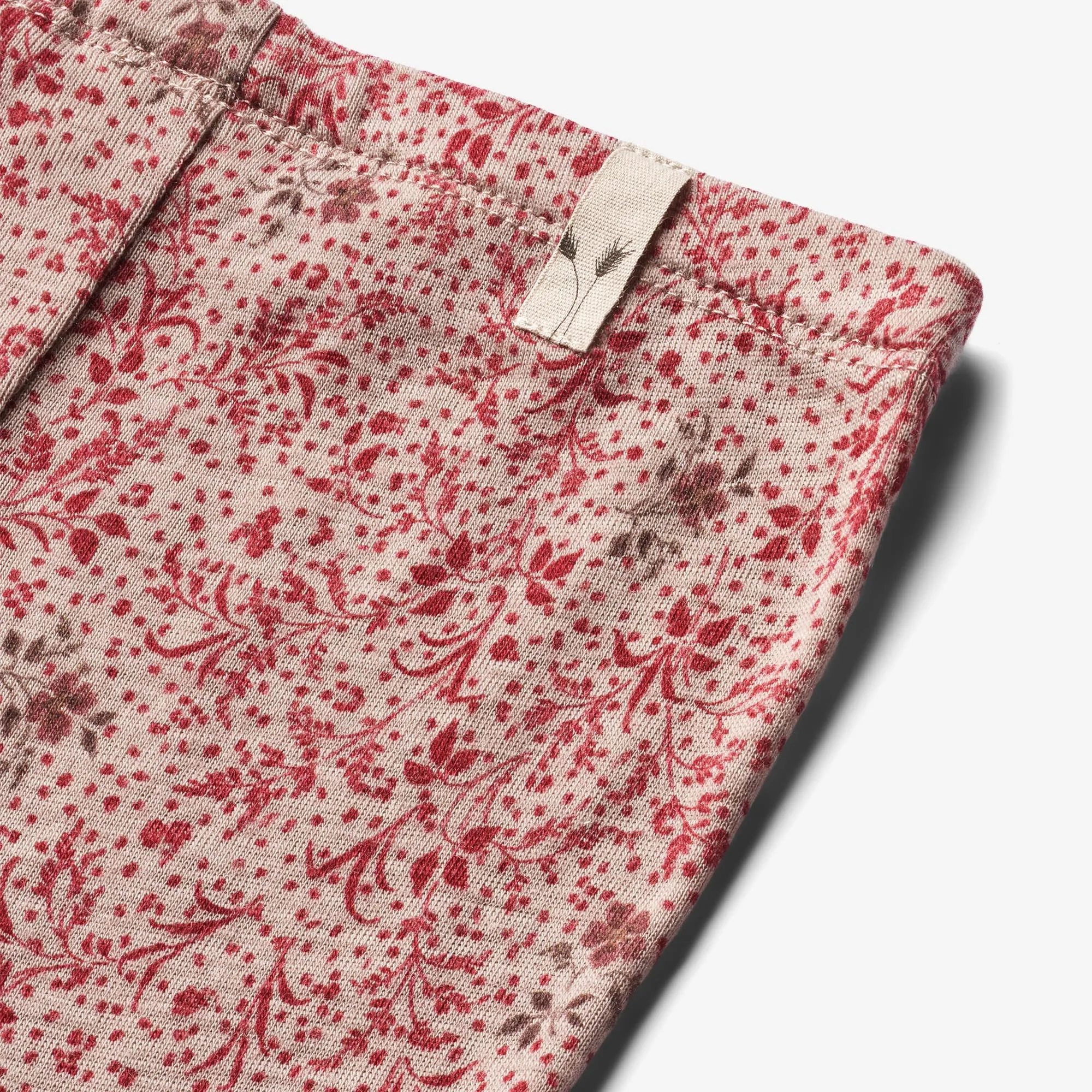 Wool Leggings - cherry flowers