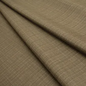 Wool Suiting Medium Weight Design-42 Khaki