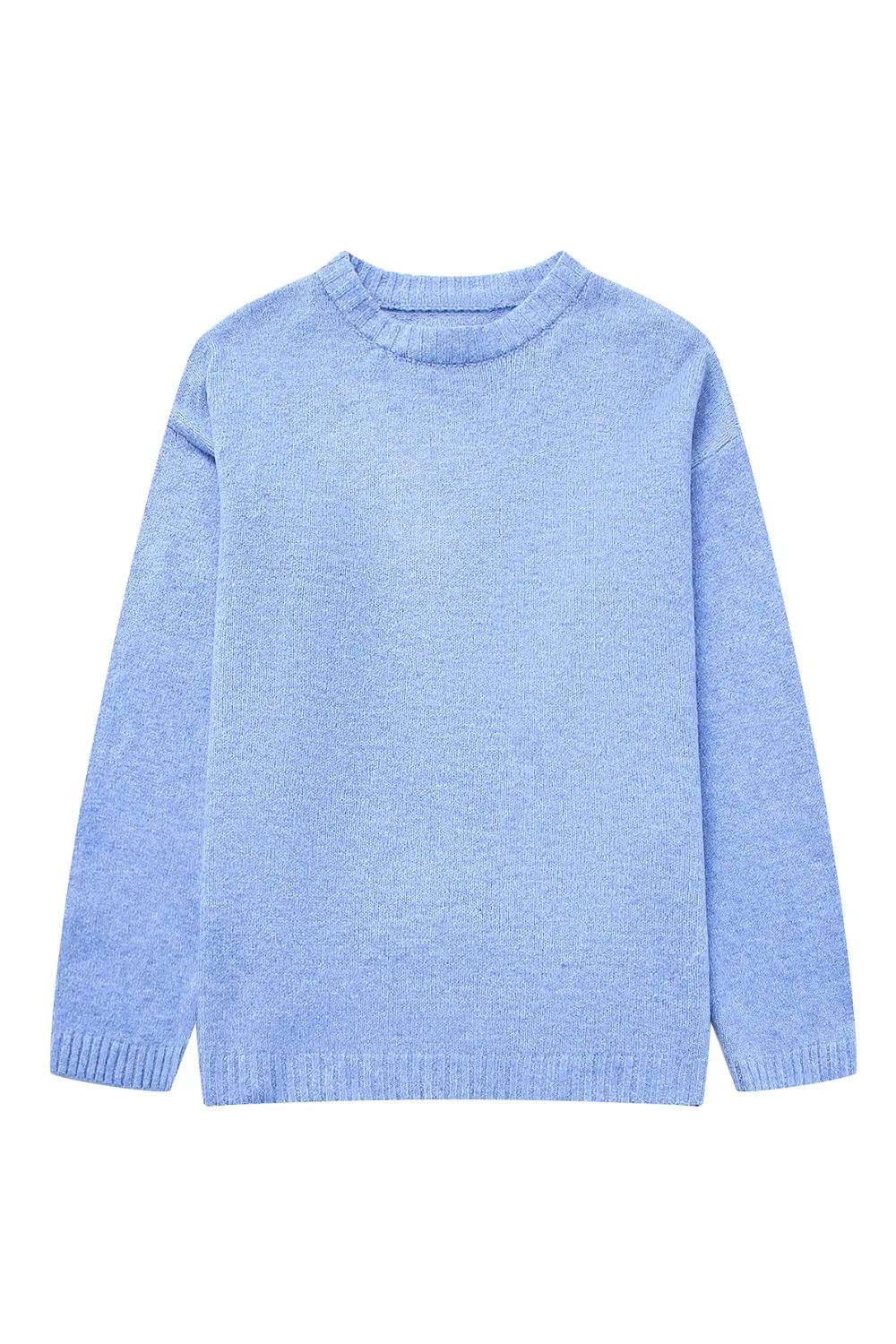 'Wynne' Crew Neck Long Sleeve Knitted Sweater (7 Colors)