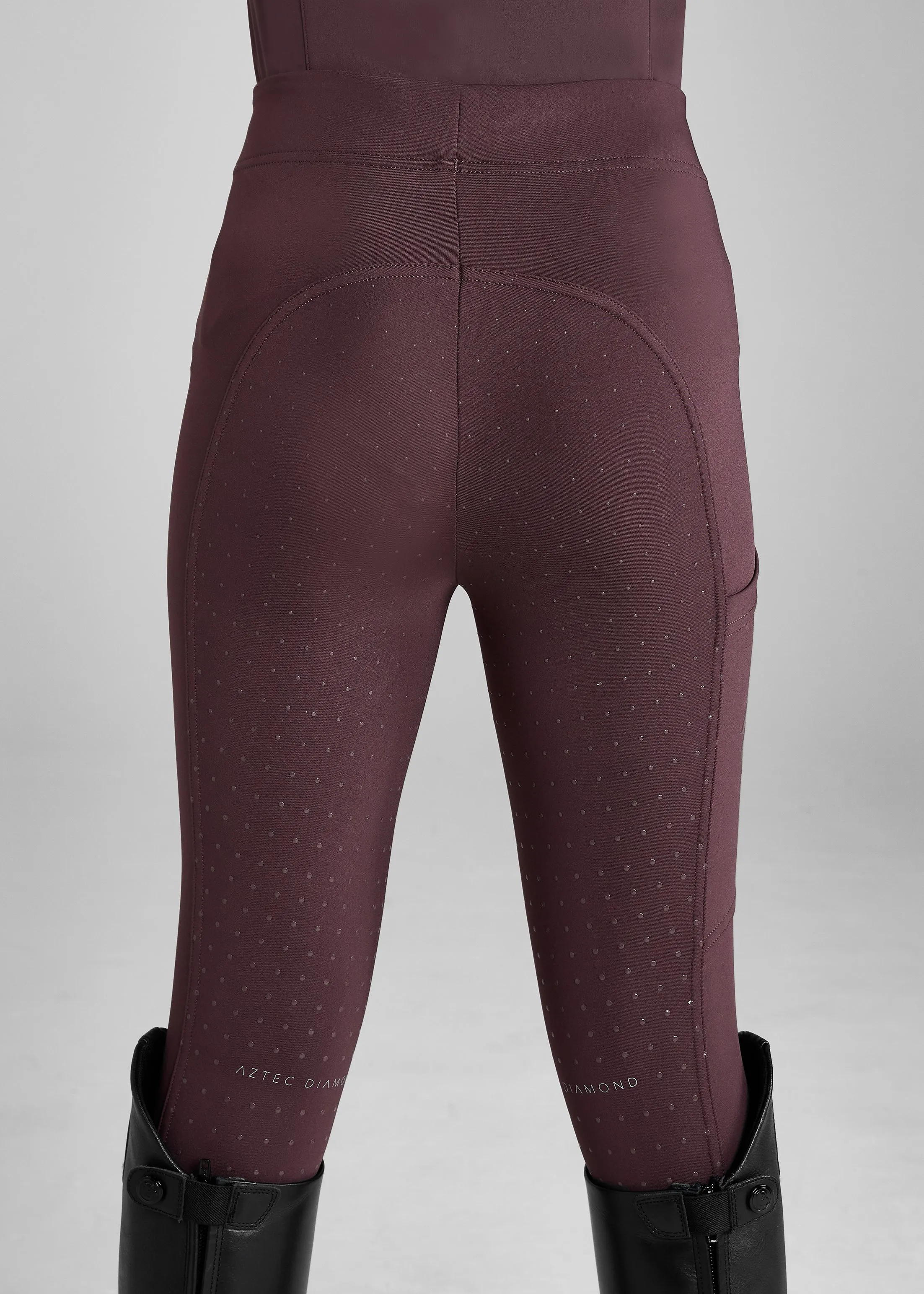 YR Deep Mauve Full Seat Leggings